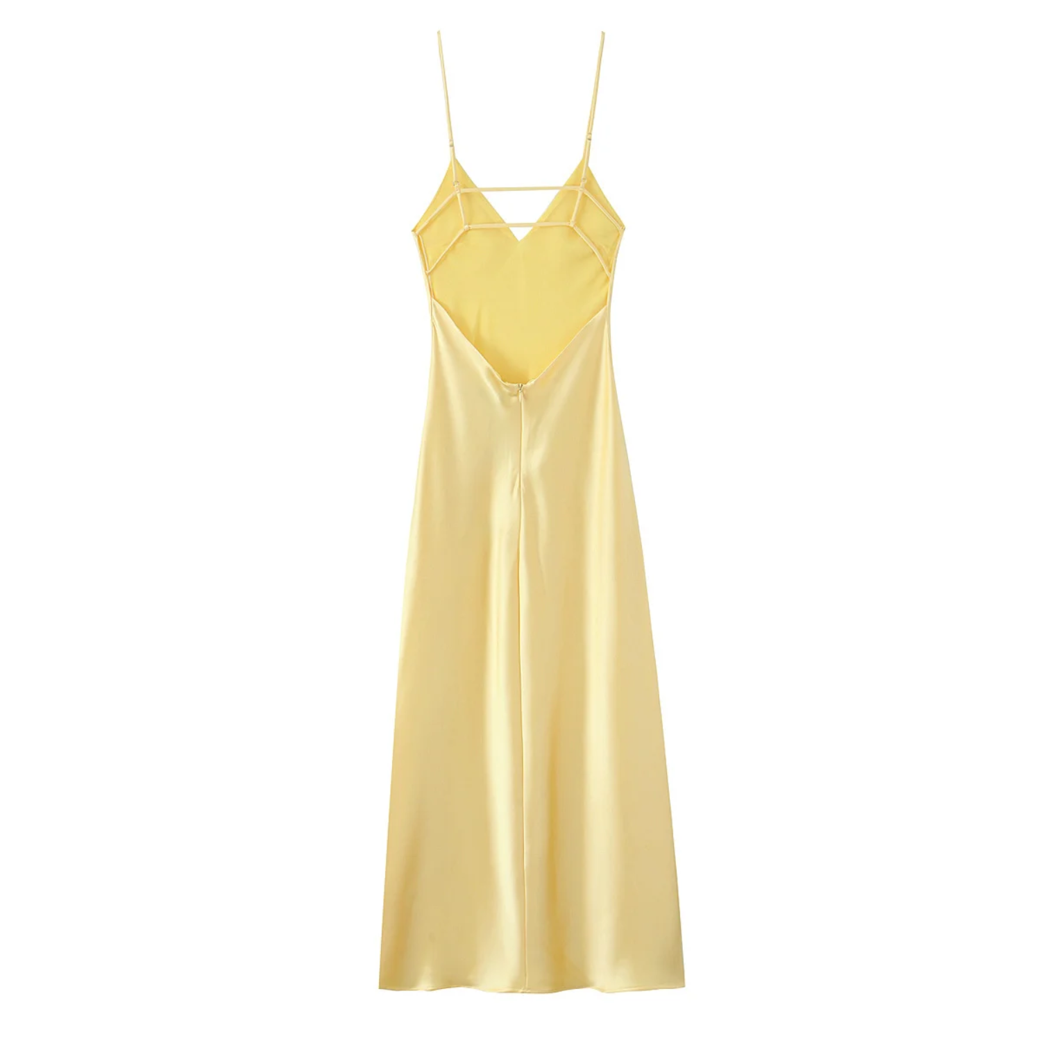 Amelia | Zipper Sleeveless Midi Dress